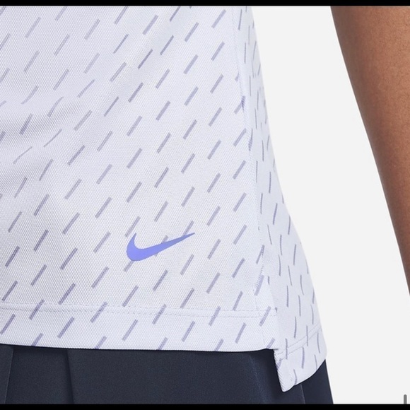 New Nike Women’s Dri Fit Victory dash printed Golf shirt XS - Picture 3 of 6